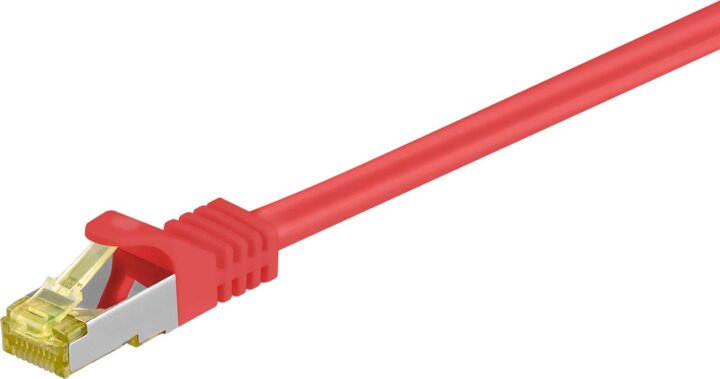Goobay 91598 S/FTP CAT7 Patch kábel 1.5m - Piros Goobay 91598 S/FTP CAT7 Patch kábel 1.5m - Piros