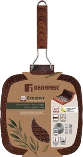 Bergner BG-35445-GR 24cm Grill Serpenyő Bergner BG-35445-GR 24cm Grill Serpenyő