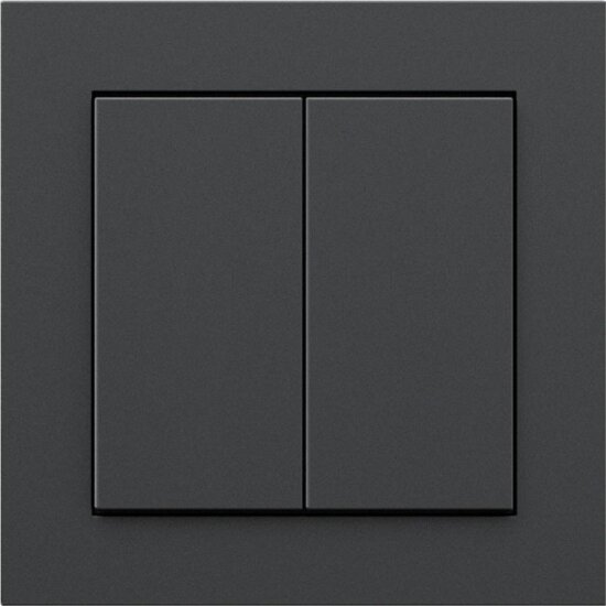 Senic Friends of Hue Smart vezeték nélküli kettős Okos fali villanykapcsoló - Matt fekete