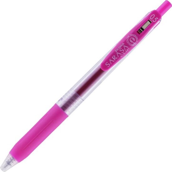 Zebra Sarasa Clip Nyomógombos zseléstoll - 0.5mm / Magenta Zebra Sarasa Clip Nyomógombos zseléstoll - 0.5mm / Magenta