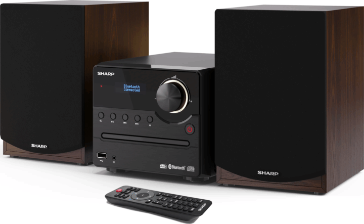 Sharp XL-B517BR Mikro HiFi rendszer - Fekete/Barna