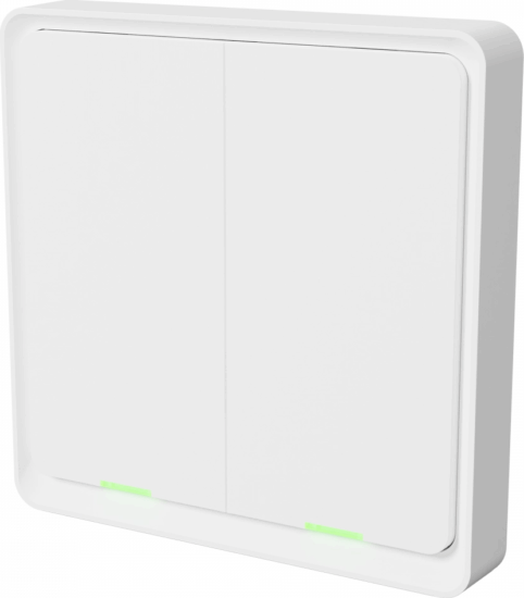 Tesla TSL-SWI-WIFI2 Dual Smart vezeték nélküli kettős Okos fali villanykapcsoló