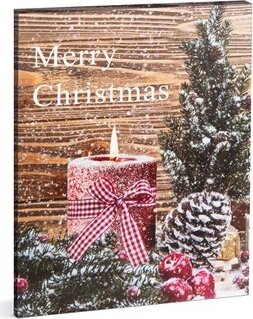 Family Christmas 58459 LED karácsonyi fali kép 40x30 cm