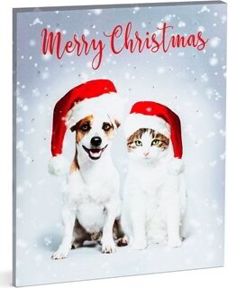 Family Christmas 58452 LED fali karácsonyi kép 30x40 cm