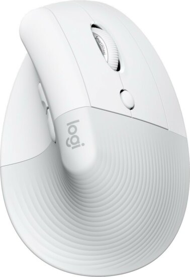 Logitech Lift Wireless Vertikális Egér For Mac - Fehér