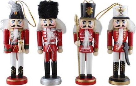 Artezan AWNC13R-4 13 cm magas Diótörő figura készlet (4 darabos)