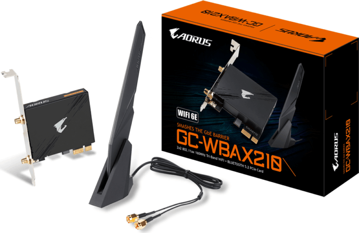 Gigabyte GC-WBAX210 PCIe Hálózati kártya