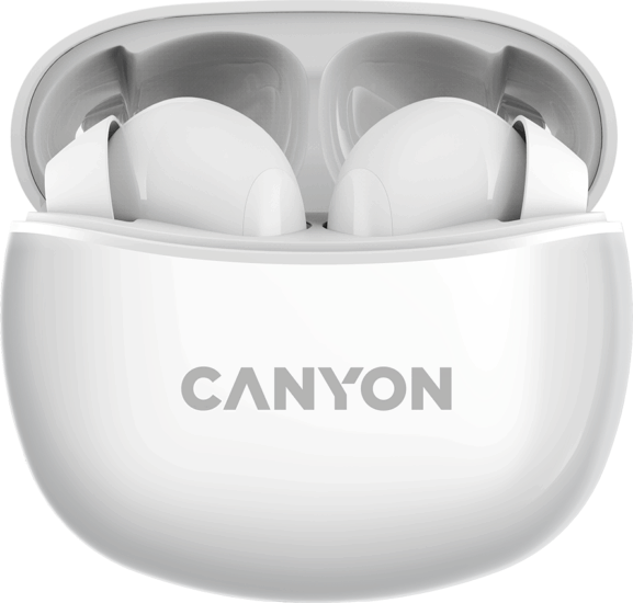 Canyon CNS-TWS5W Wireless Headset - Fehér