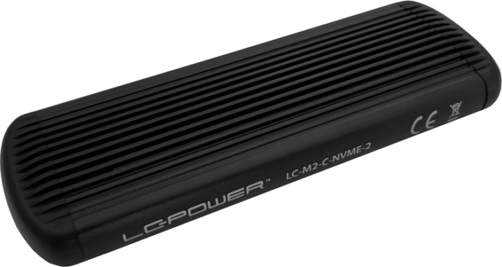 LC Power LC-M2-C-NVME-2 1.8" USB 3.1 Gen. 2 Külső SSD ház - Fekete LC Power LC-M2-C-NVME-2 1.8" USB 3.1 Gen. 2 Külső SSD ház - Fekete