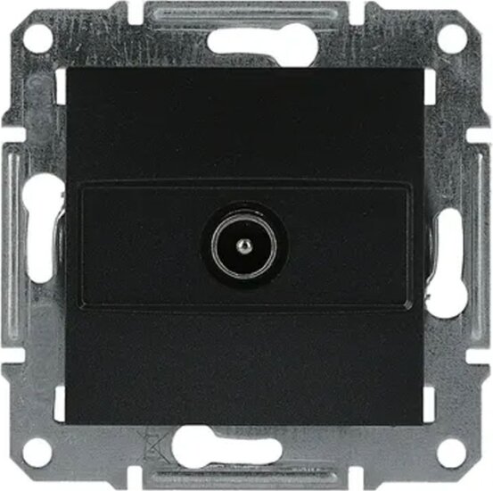 Schneider ASFORA TV csatlakozóaljzat végzáró - Antracit