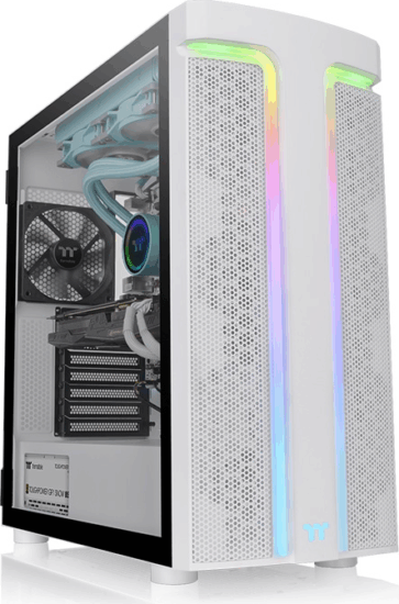 Thermaltake H590 TG Számítógépház - Fehér
