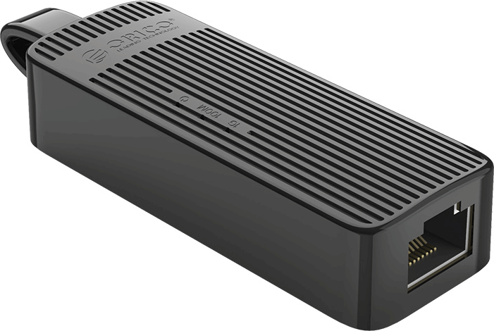 Orico ORICO-UTK-U3 USB apa - RJ45 anya Adapter - Fekete