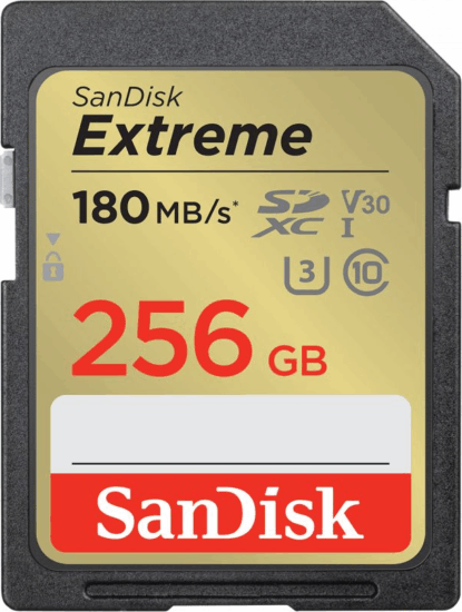 SanDisk 256GB Extreme SDXC UHS-I CL10 Memóriakártya