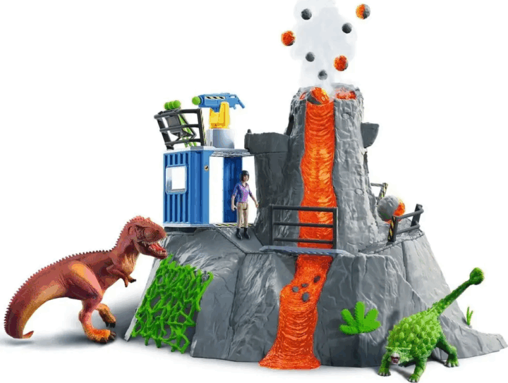 Schleich 42564 A nagy vulkánexpedició játékszett
