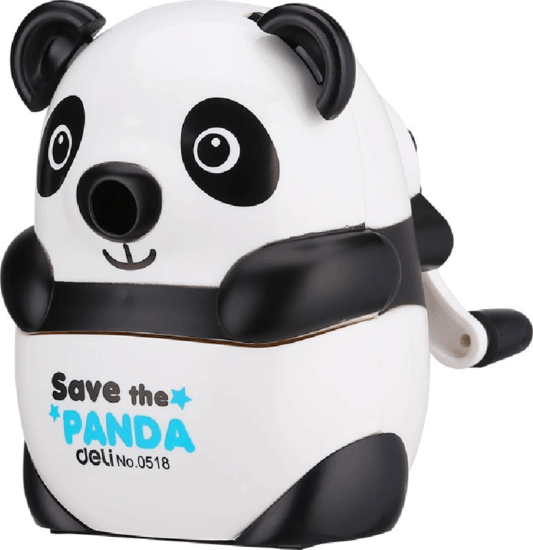 Deli Egylyukú asztali hegyezőgép - Panda