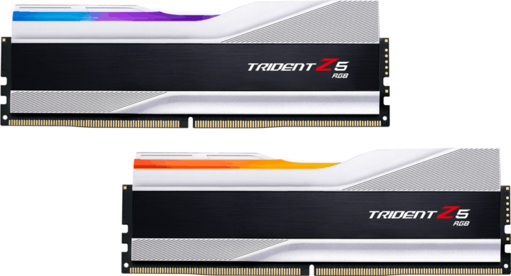 G.Skill 32GB / 7200 Trident Z5 RGB Silver DDR5 RAM KIT (2x16GB) G.Skill 32GB / 7200 Trident Z5 RGB Silver DDR5 RAM KIT (2x16GB)