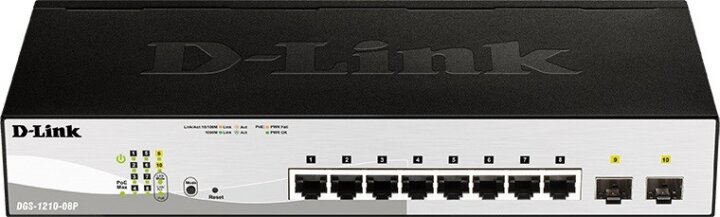 D-link DGS-1210-08P Gigabit PoE Switch