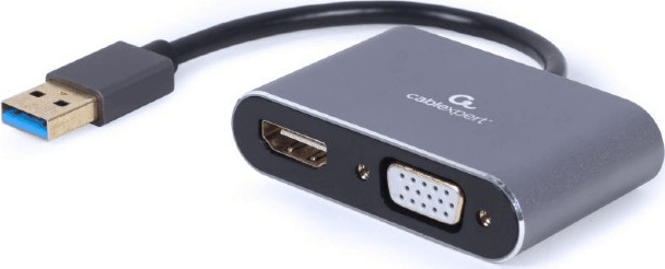Cablexpert A-USB3-HDMIVGA-01 USB apa - HDMI/VGA anya Adapter
