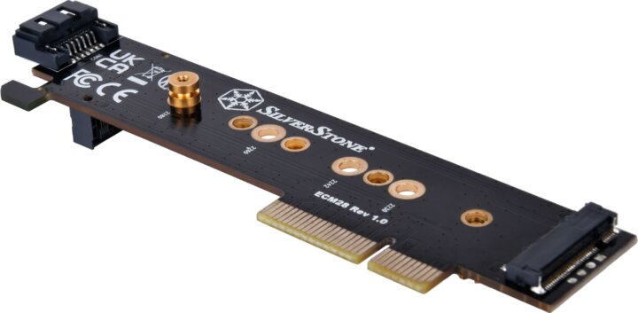SilverStone ECM28 1x belső SATA port bővítő PCIe kártya
