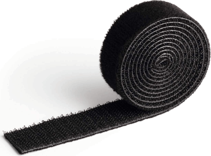 Durable 503201 Tépőzáras kábel kötegelő/kábelrendező 1m - Fekete