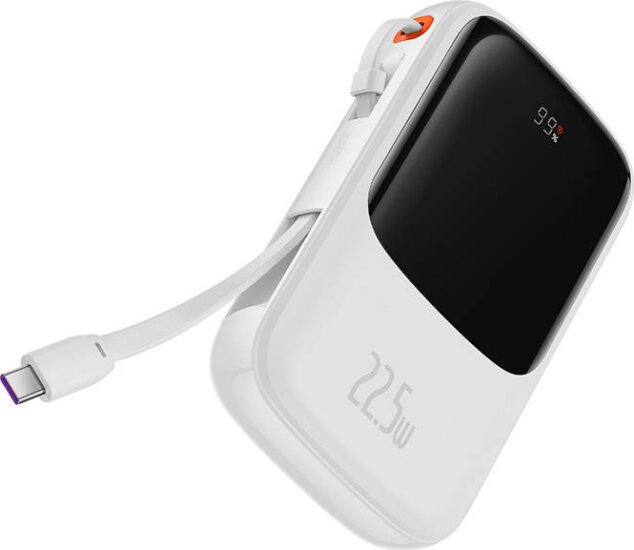 Baseus Qpow Pro Powerbank 10000mAh (1.5-5A / 5-20V) - Fehér