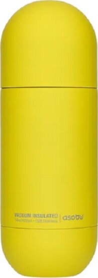 Asobu Orb 460ml Termosz kulacs + bögre - Sárga Asobu Orb 460ml Termosz kulacs + bögre - Sárga