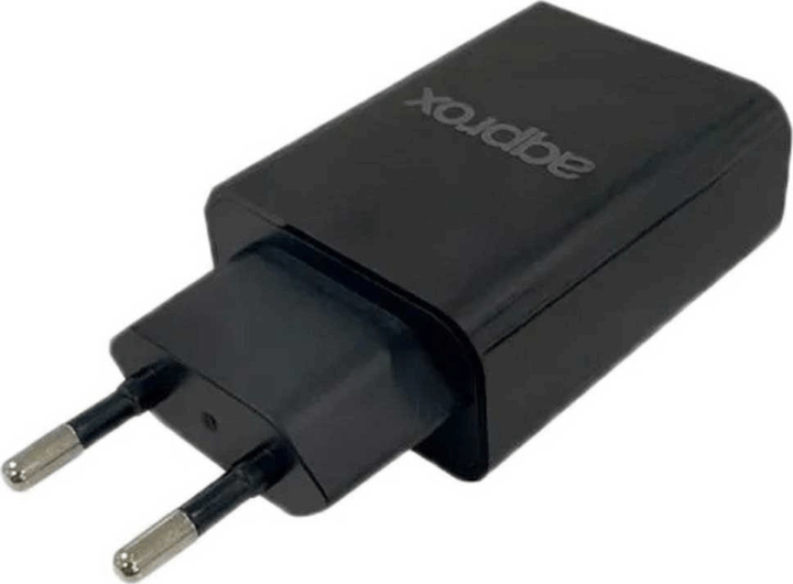 Approx APPUSBWALL24B 2x USB-A Hálózati töltő - Fekete (5V / 2.4A) Approx APPUSBWALL24B 2x USB-A Hálózati töltő - Fekete (5V / 2.4A)