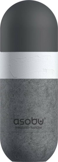 Asobu Orb 460ml Termosz kulacs + bögre - Szürke