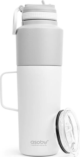 Asobu Twin Pack 900ml Termosz kulacs + bögre - Fehér