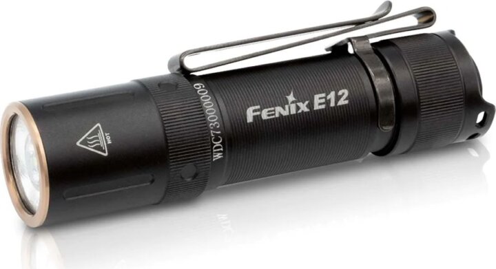 Fenix E12 V2.0 Zseblámpa - Fekete