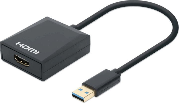 Manhattan 153690 USB-A apa - HDMI anya Adapter