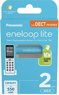 Panasonic Eneloop Lite Ni-MH Újratölthető elem (2db/csomag)