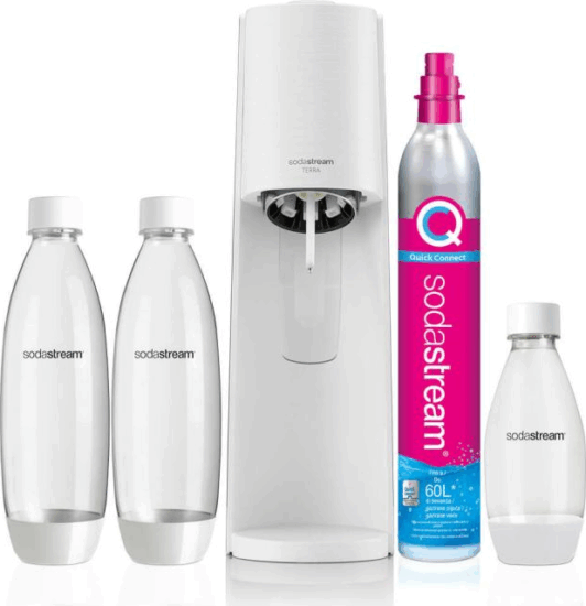 SodaStream Terra Megapack Szódagép 3 palackkal - Fehér SodaStream Terra Megapack Szódagép 3 palackkal - Fehér