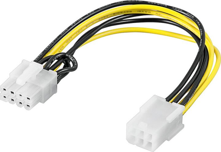 Cable adapter PCI Express Akyga AK-CA-07 6pin-F/8pin-M 28cm