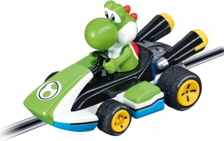 Carrera EVO Mario Kart Yoshi pályaautó - Fekete/zöld Carrera EVO Mario Kart Yoshi pályaautó - Fekete/zöld
