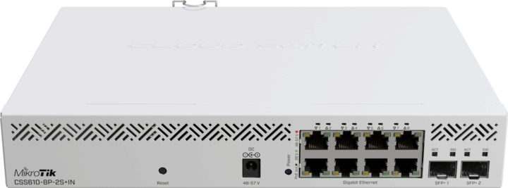 MikroTik CSS610-8P-2S+IN Gigabit PoE Switch