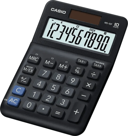 Casio MS-10F Asztali számológép Casio MS-10F Asztali számológép