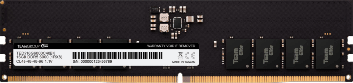 TeamGroup 16GB / 6000 Elite DDR5 RAM