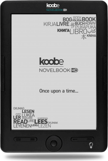 Koobe Novelbook HD Shine 6" 8GB E-book olvasó - Fekete + Bekool E-book olvasó tok 6" Fekete