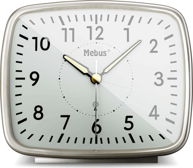 Mebus 25362 Ébresztőóra - Ezüst