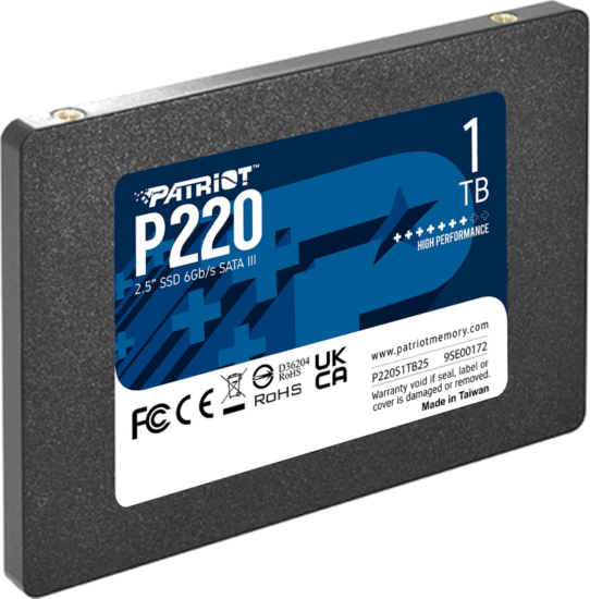 Patriot 1TB P220 2.5" SATA3 SSD
