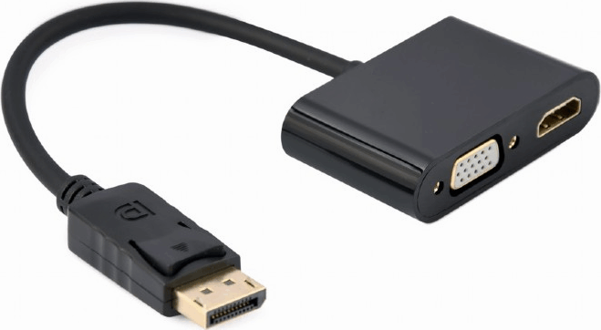 Gembird A-DPM-HDMIFVGAF-01 DisplayPort apa - VGA/HDMI anya Adapter