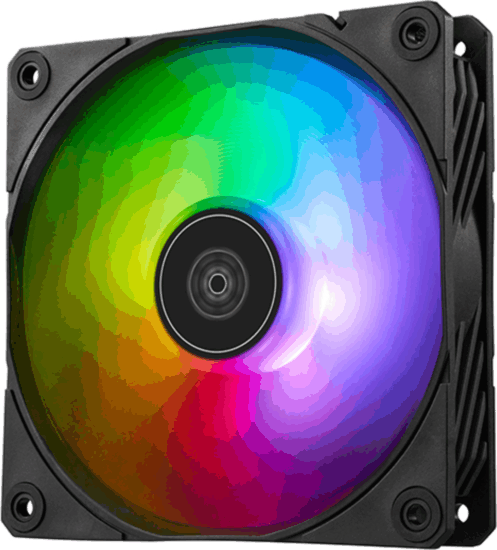 SilverStone Shark Force 120 120mm PWM ARGB Rendszerhűtő