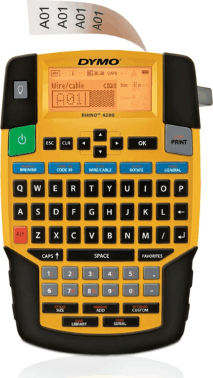 Dymo Rhino 4200 (Qwerty) Szalagnyomtató Feliratozógép