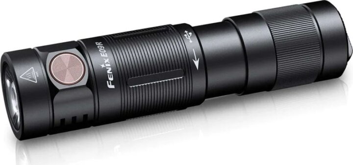 Fenix E09R Zseblámpa - Fekete