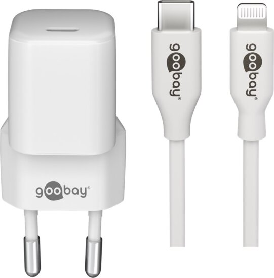 Goobay 64575 USB-C Hálózati töltő - Fehér (30W) Goobay 64575 USB-C Hálózati töltő - Fehér (30W)