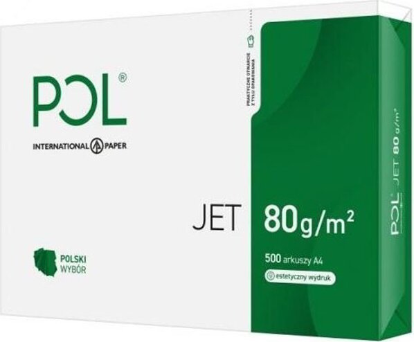 POL Jet A4 Nyomtatópapír (500 db/csomag) POL Jet A4 Nyomtatópapír (500 db/csomag)