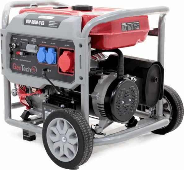 GeoTech GGP8000-3 AVR Benzines áramfejlesztő generátor, 8000W