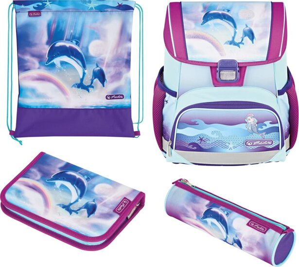 Herlitz Loop Plus Ocean in Heaven Iskolatáska készlet - Mintás