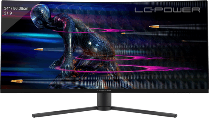 LC-Power 34" LC-M34-UWQHD-165-C Ultra-wide Ívelt Gaming Monitor LC-Power 34" LC-M34-UWQHD-165-C Ultra-wide Ívelt Gaming Monitor